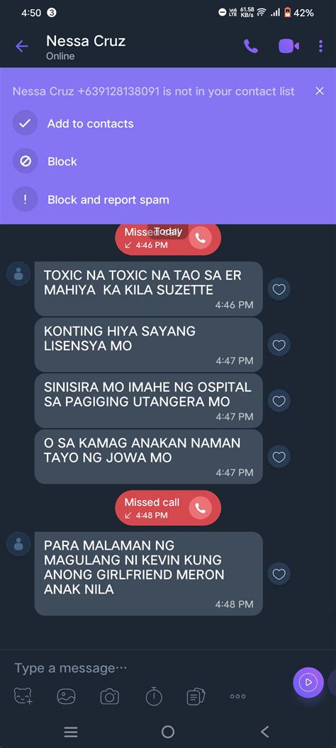 Complain about pesohere harassment.